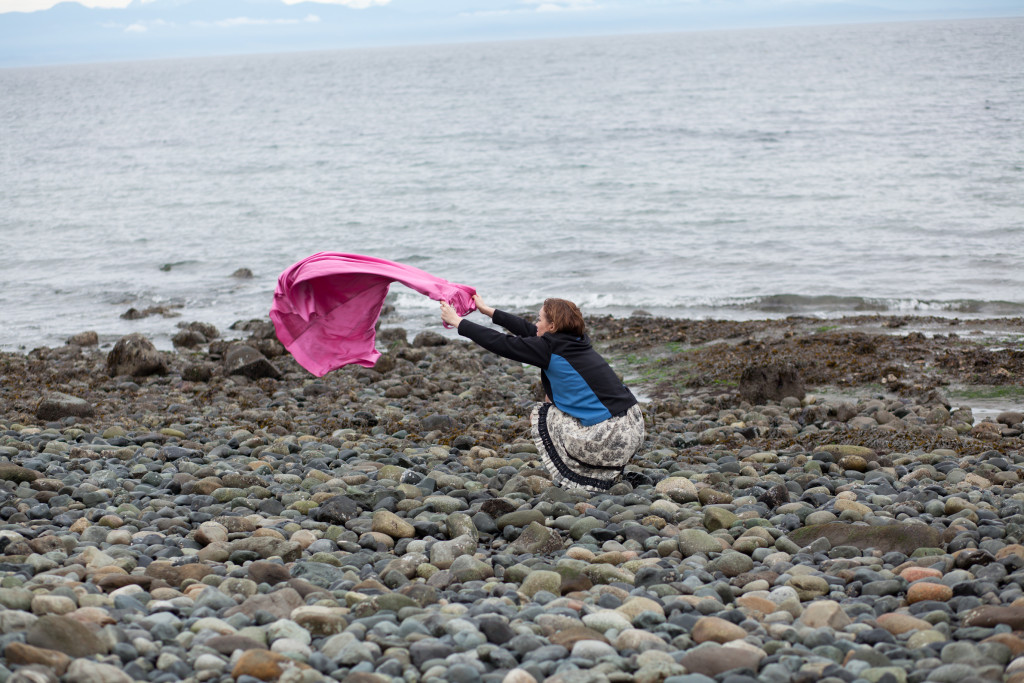 Model throwing fabric