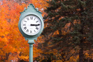 That clock I never noticed until I went looking for fall pictures.